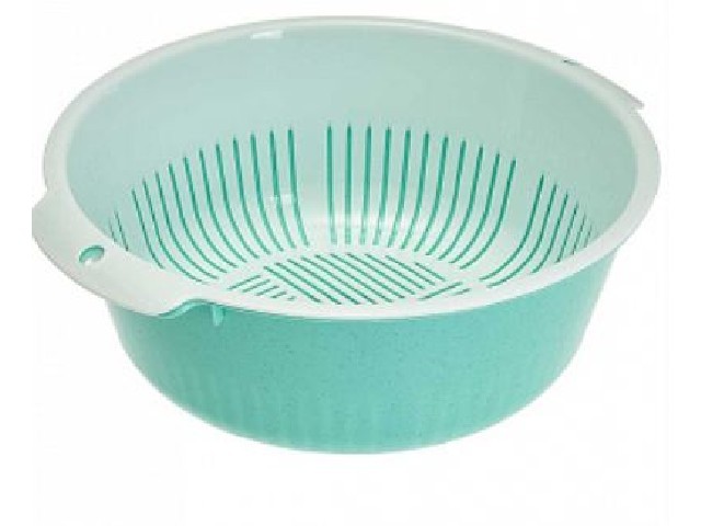 Миска-дуршлаг круглая (микс 1)